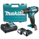 Máy khoan, vặn vít dùng pin Makita DF333DSYE (kèm 2 pin 1.5Ah   sạc)