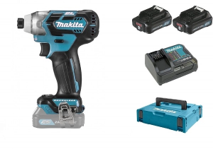 Máy vặn vít dùng pin Makita TD111DSAJ (Sạc nhanh(DC10SB), 2 pin 2.0Ah(BL1021B))