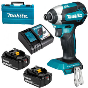 Máy vặn vít dùng pin Makita DTD153RTE (Sạc nhanh(DC18RC), 2 pin 5.0Ah(BL1850B))