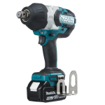 Máy siết bu lông dùng pin Makita DTW1001JX2 (19MM/DÂY ĐEO/ Sạc nhanh(DC18RC), 2 pin 5.0Ah (1850B))