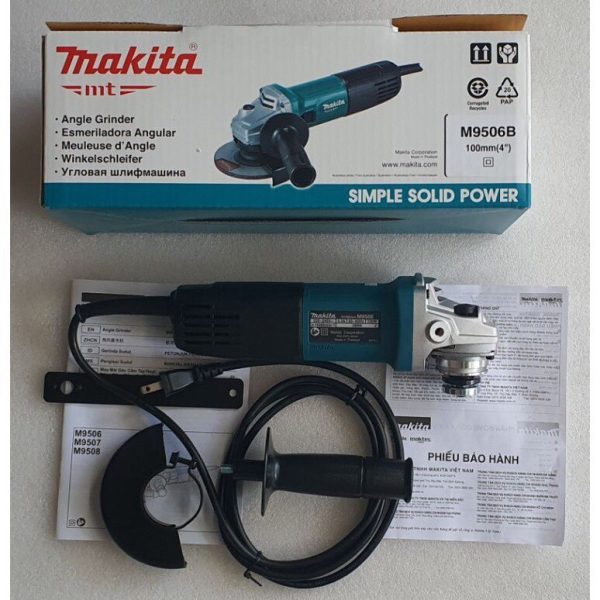 Máy mài góc Makita M9501B(100MM/570W/CÔNG TẮC TRƯỢT)