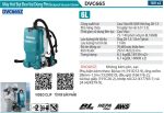 Máy Hút Bụi Đeo Vai Dùng Pin Makita DVC665Z (HEPA/BL)(18 (không kèm pin sạc)