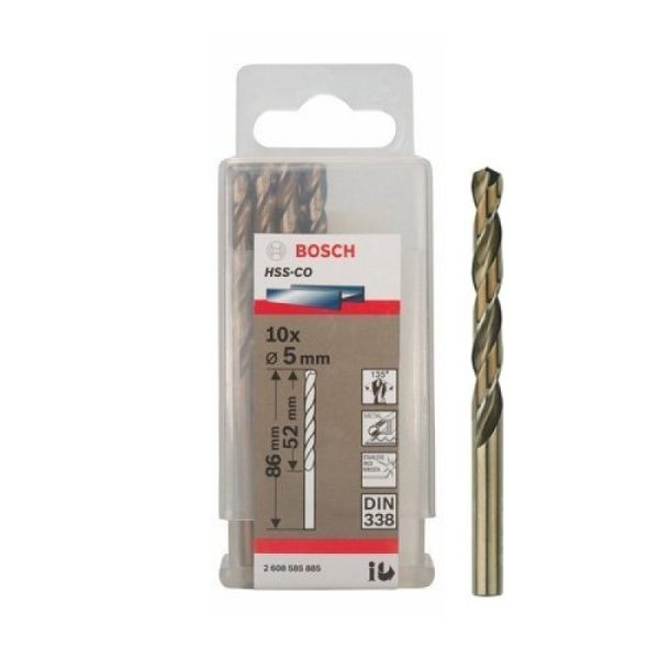 Mũi khoan sắt và Inox Bosch HSS-Co DIN 338