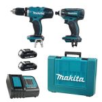 Bộ sản phẩm máy khoan, vặn vít Makita DLX2022