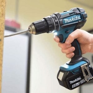 Bộ sản phẩm máy khoan búa và máy vặn vít dùng pin Makita DLX2394J