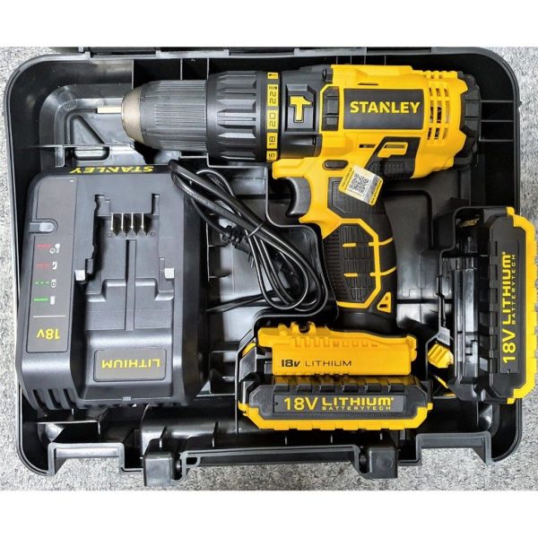 Máy khoan cầm tay Stanley SCH20C2K-B1 18V