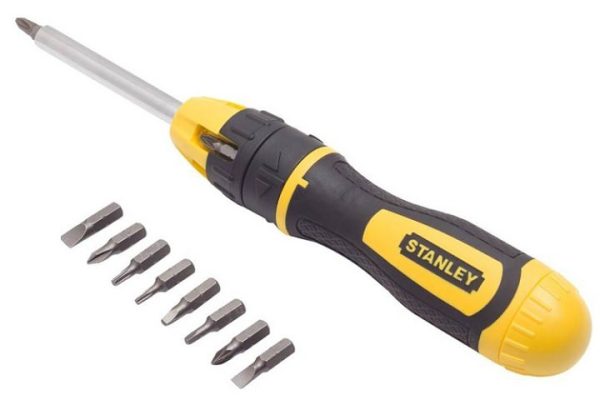 Bộ tuốc nơ vít đa năng đảo chiều 10 mũi Stanley STHT68010-8