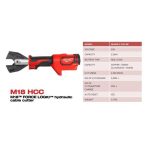 Máy cắt cáp đồng nhôm Milwaukee M18 HCC-0C